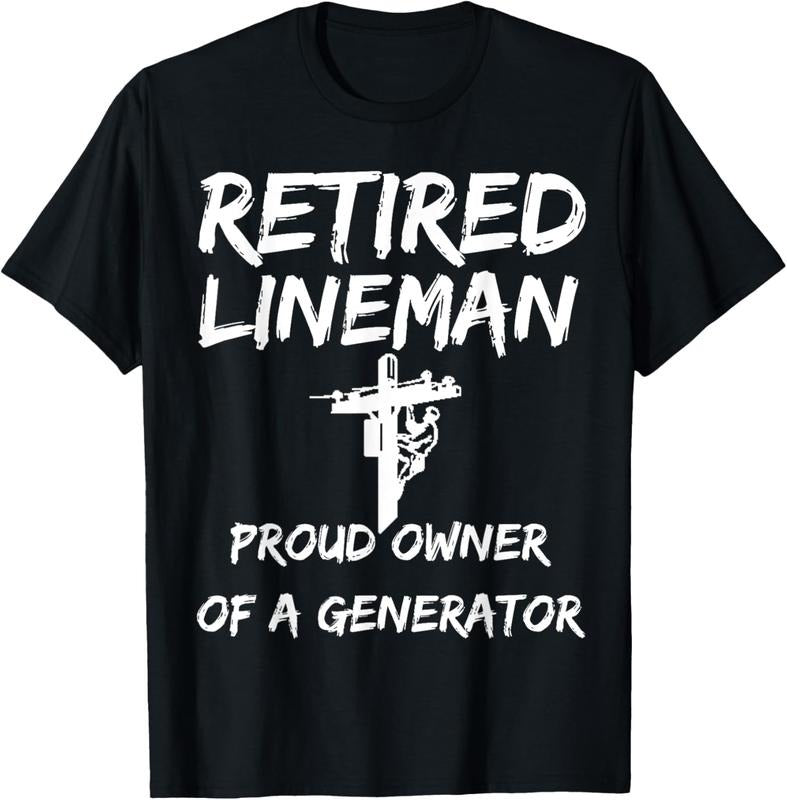 100% Cotton Retired Lineman: Lineman Retirement Lineman Retire T-Shirts, Hoodie, Sweatshirt