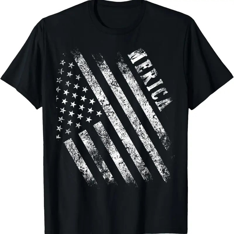 100% Cotton Merica Patriot American Flag USA 4th Of July Gifts Shirt T-Shirt Hoodie Sweatshirt | PrintMintTees.com