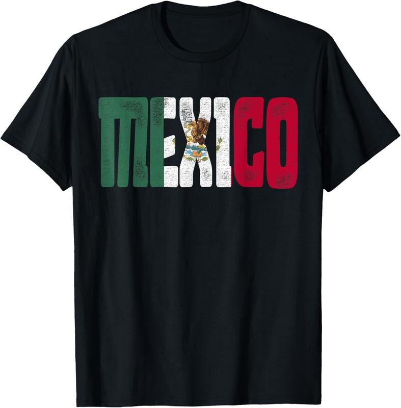100% Cotton Mexican Flag Pride Mexico Vintage Design T-Shirt Hoodie Sweatshirt | PrintMintTees.com