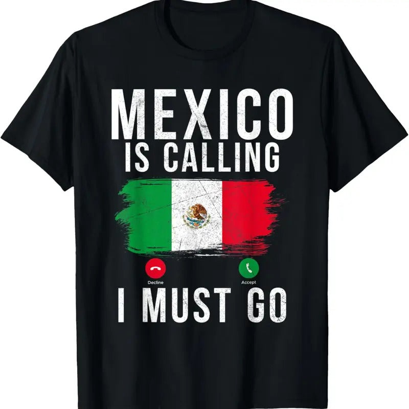 100% Cotton Mexico is calling i must go Vacation funny Mexican T-Shirt Hoodie Sweatshirt | PrintMintTees.com