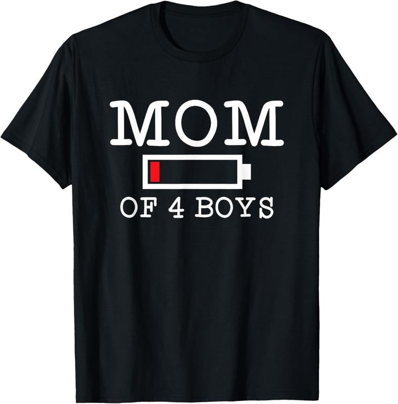100% Cotton Mom 4 Four Sons T-Shirts, Hoodie, Sweatshirt