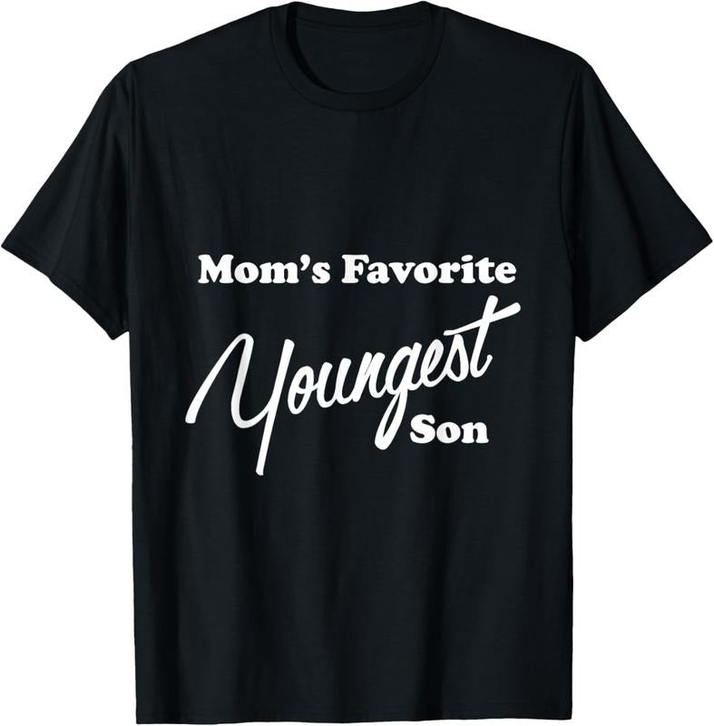 100% Cotton Mom'S Favorite Youngest Son Spoiled T-Shirts, Hoodie, Sweatshirt
