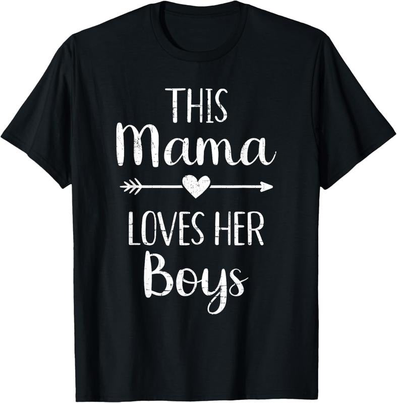 100% Cotton Mom This Mama Loves Her Shirt Hoodie Sweatshirt