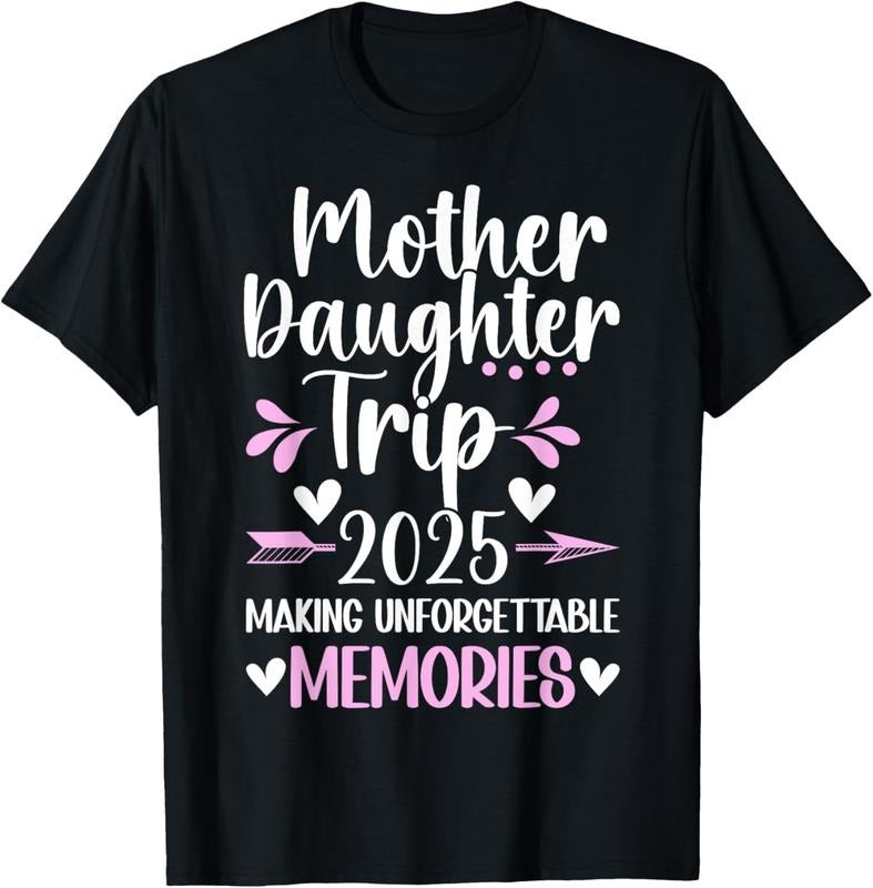 100% Cotton Mother Daughter Trip 2025 Mom Daughter Vacation Travel T-Shirts, Hoodie, Sweatshirt