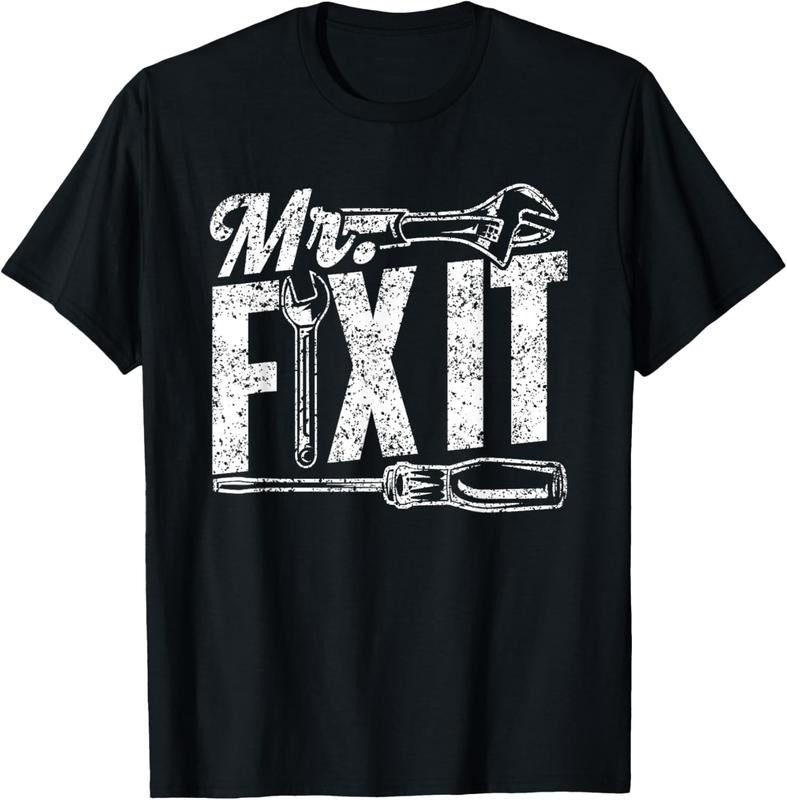100% Cotton Mr Fix It Fixing Repair Tinkerer Handyman Mr Fix It T-Shirt Hoodie, Sweatshirt | PrintMintTees.com