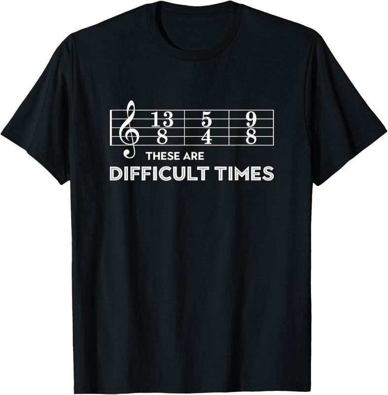 100% Cotton Musician - These Are Difficult Times T-Shirt Hoodie, Sweatshirt | PrintMintTees.com