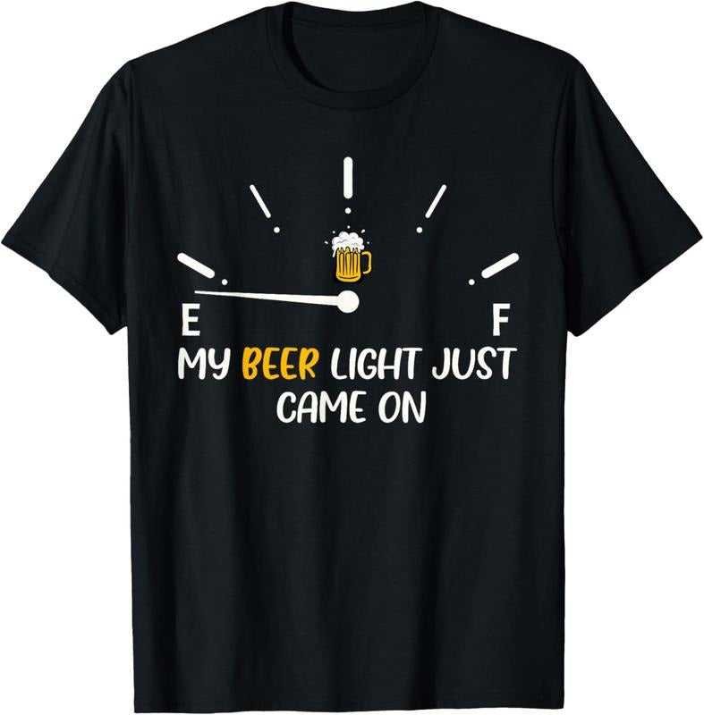 100% Cotton My Beer Light Just Came On Beer Dad Funny Father's Day T-Shirt Hoodie, Sweatshirt | PrintMintTees.com