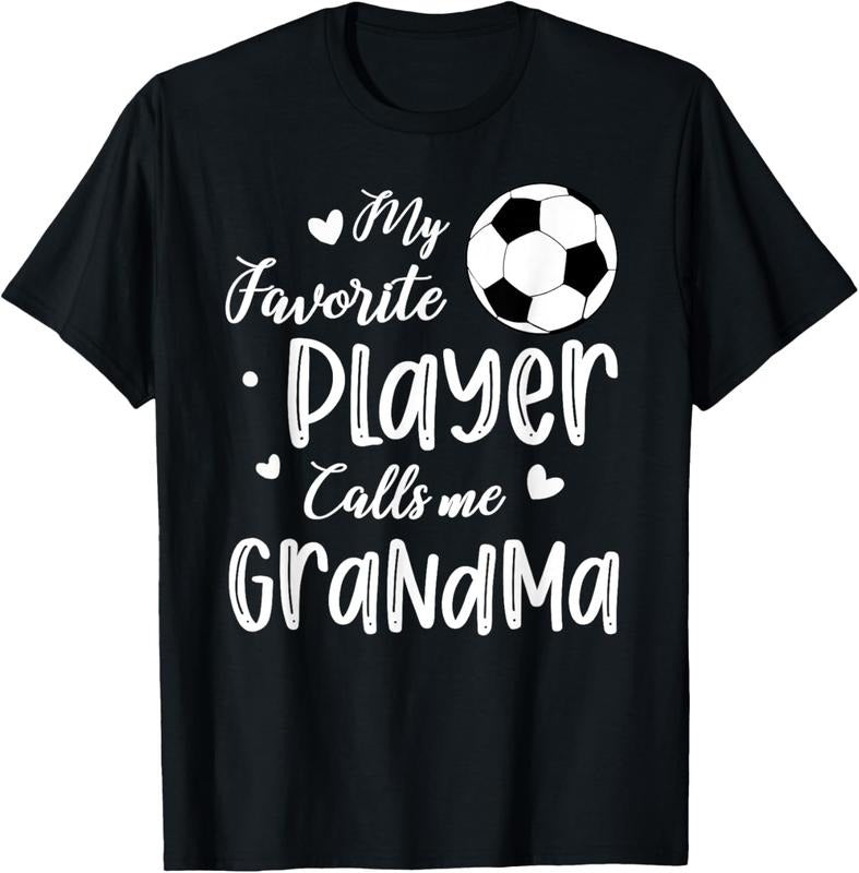 100% Cotton My Favorite Player Calls Me Grandma Soccer Player Shirt Hoodie Sweatshirt