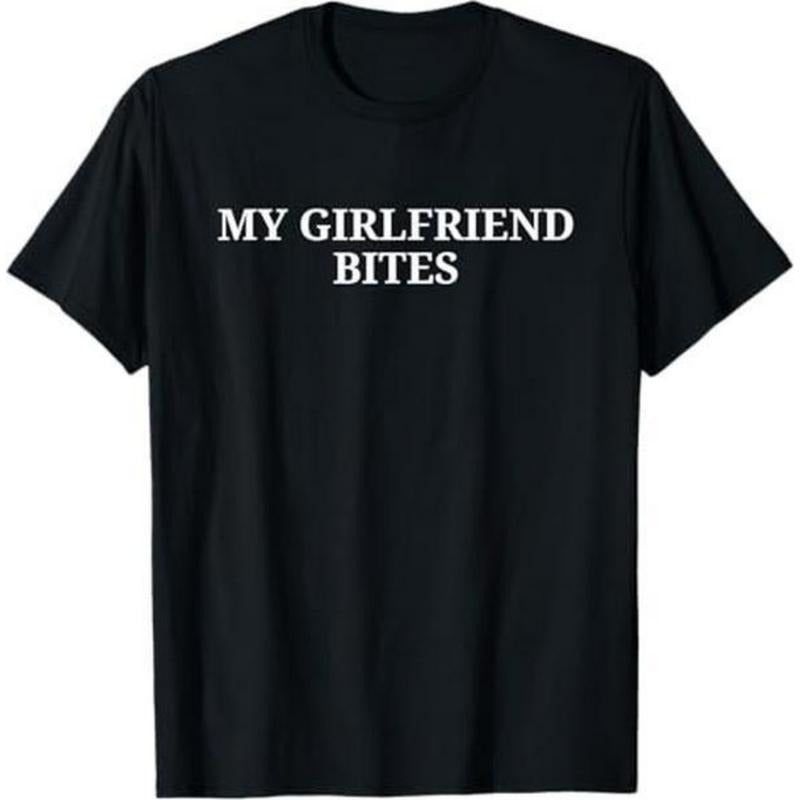 100% Cotton My GF Bites Shirt Funny My Girlfriend Bites T-Shirt style 02 Hoodie Sweatshirt | PrintMintTees.com