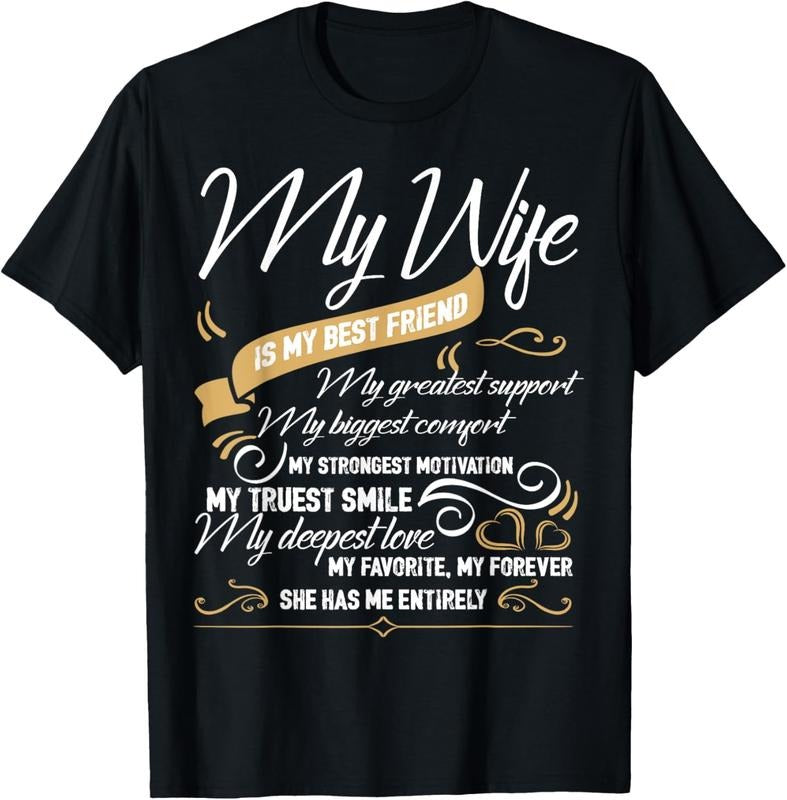 100% Cotton My Wife Is My Best Friend T-Shirts, Hoodie, Sweatshirt