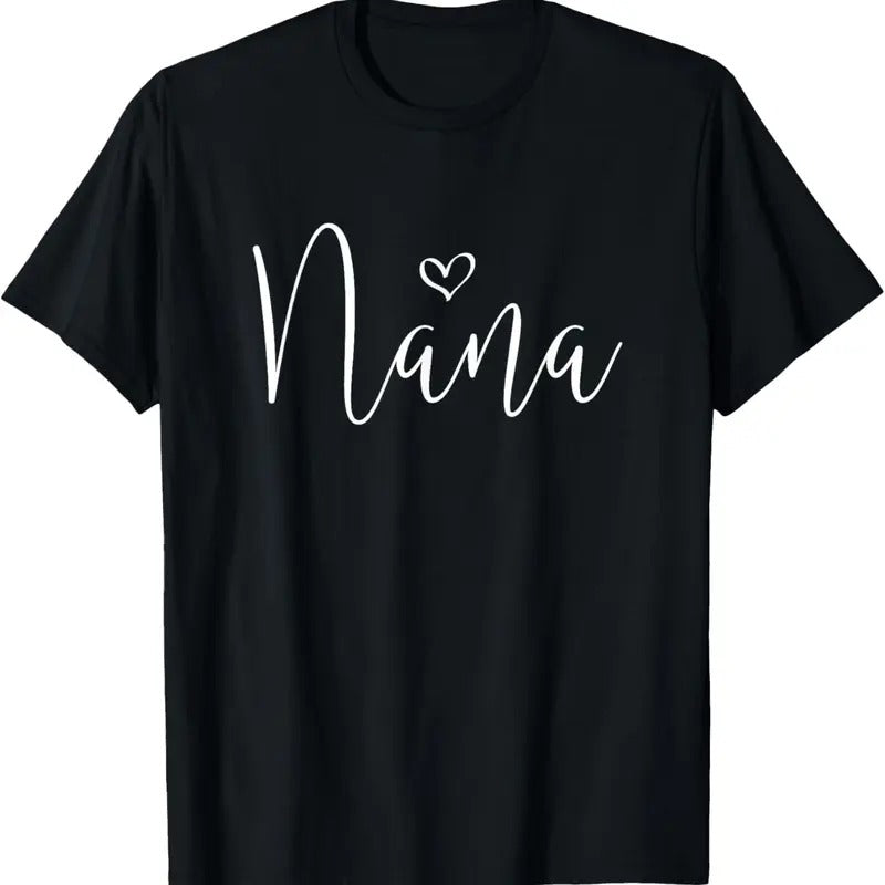 100% Cotton Nana For Women Grandma Christmas Mother's Day Grandparents' T-Shirt Hoodie, Sweatshirt | PrintMintTees.com