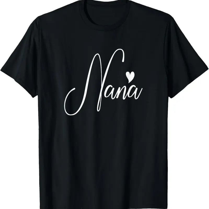 100% Cotton Nana For Women Grandma Mother's Day Christmas Birthday T-Shirt Hoodie Sweatshirt | PrintMintTees.com