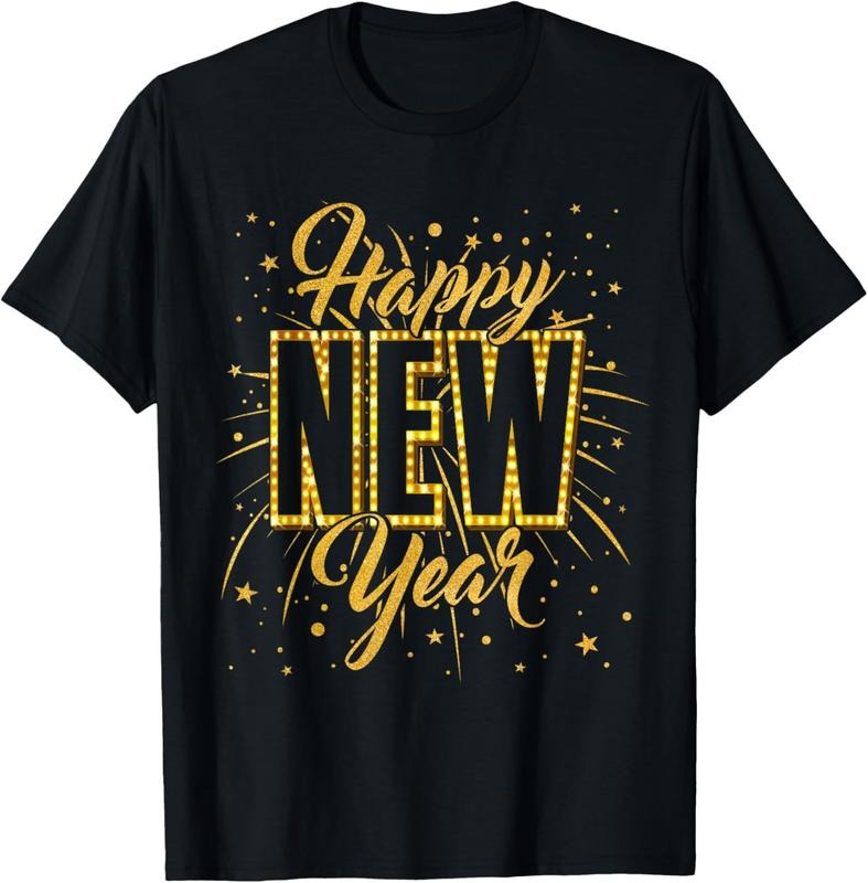100% Cotton New Years Eve Happy New Year 2025 Shirts For Men Women  T-Shirt Hoodie, Sweatshirt | PrintMintTees.com