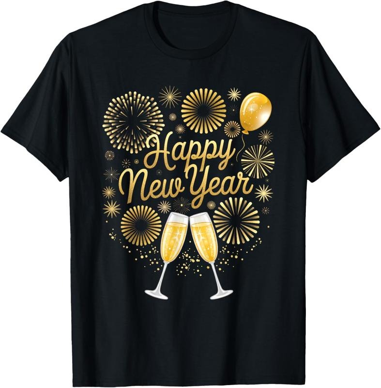 100% Cotton New Years Eve Party Supplies NYE Matching Happy New Year T-Shirts, Hoodie, Sweatshirt