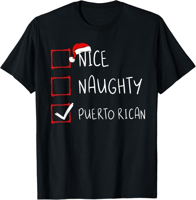 100% Cotton Nice Naughty Puerto Rican Puerto Rico Heritage T-Shirts, Hoodie, Sweatshirt