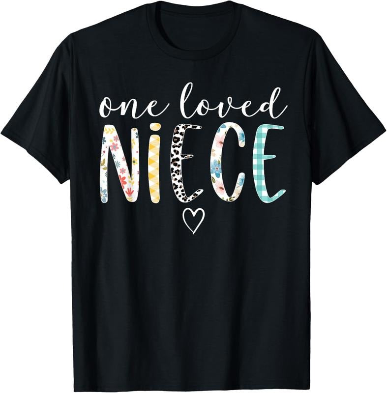 100% Cotton Niece Gifts Women One Loved Niece Mother's Day T-Shirt Hoodie Sweatshirt | PrintMintTees.com