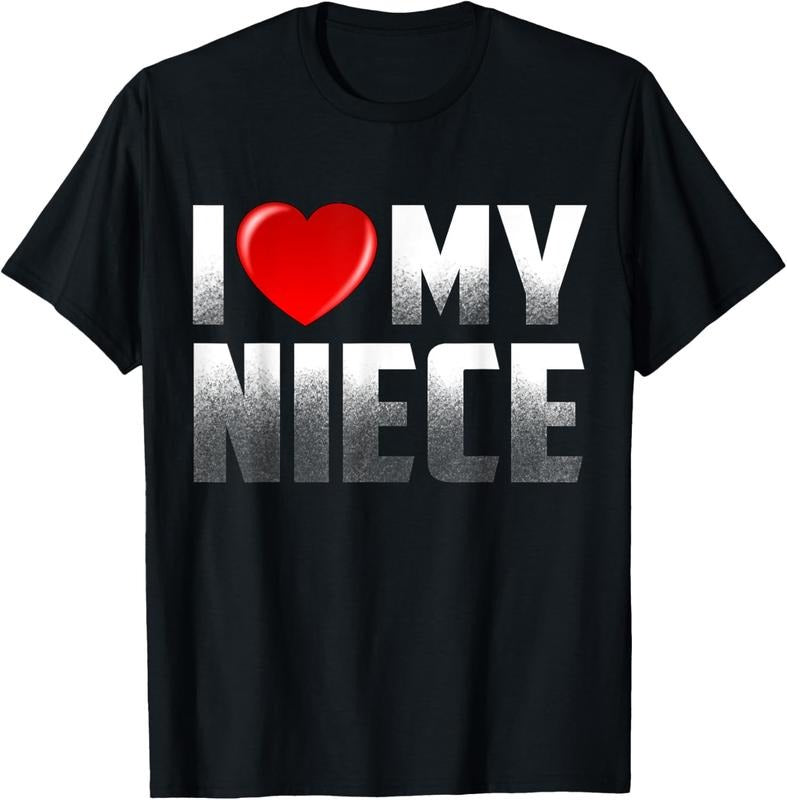 100% Cotton Niece Gifts from Sibling I Love My Niece T-Shirt Hoodie Sweatshirt | PrintMintTees.com