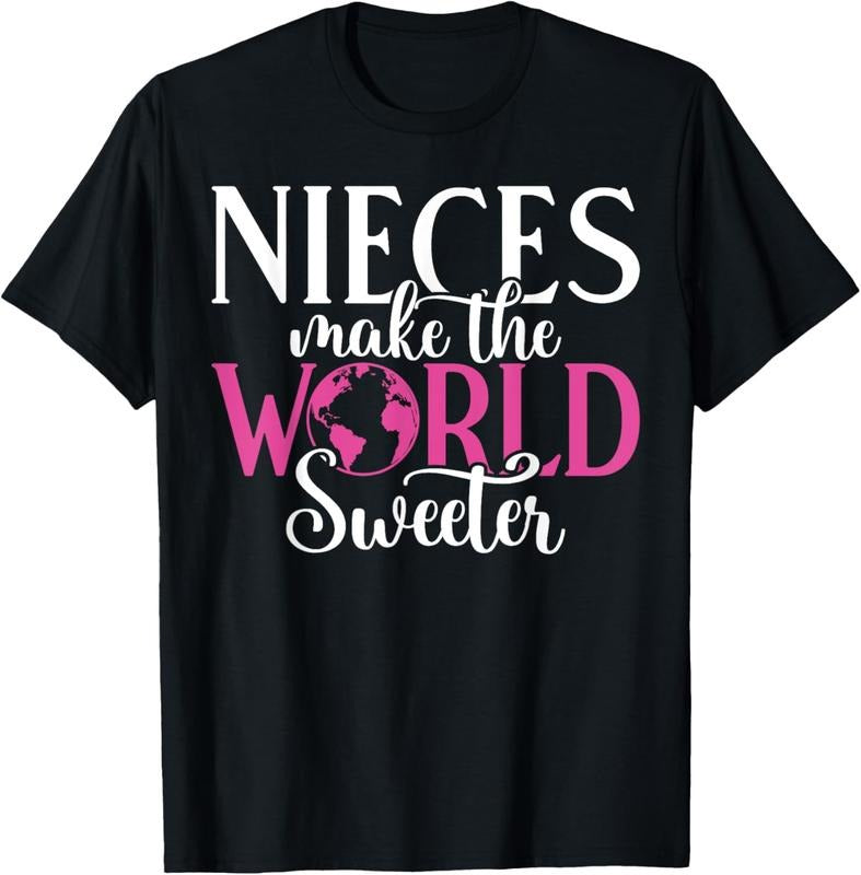 100% Cotton Nieces make the World sweeter Niece T-Shirt Hoodie Sweatshirt | PrintMintTees.com