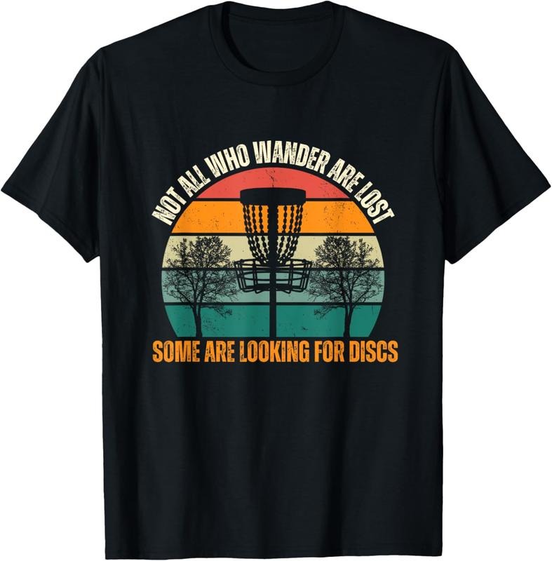 100% Cotton Not All Who Wander Are Lost Some Are Looking For Discs T-Shirt Hoodie, Sweatshirt | PrintMintTees.com