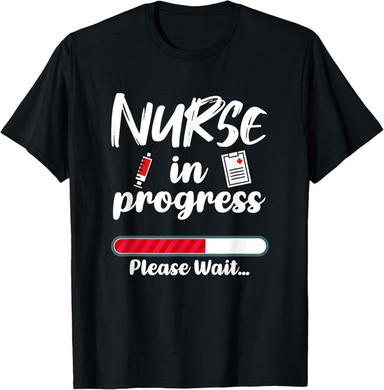100% Cotton Nurse Progress Loading Funny Nursing School T-Shirts, Hoodie, Sweatshirt