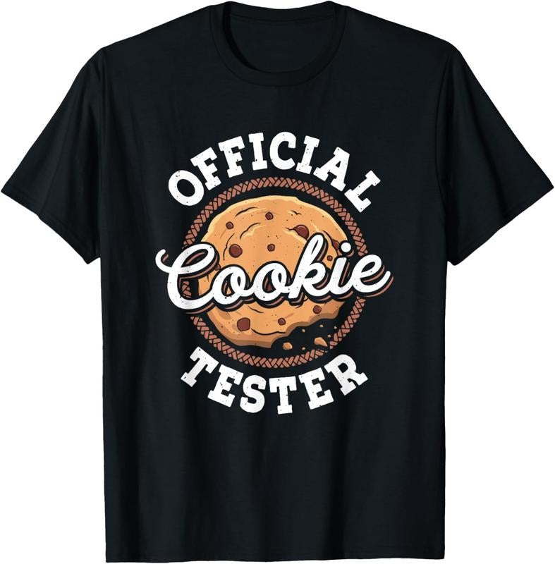 100% Cotton Official Cookie Tester - Pastry Baking Cookie Baker T-Shirt Hoodie, Sweatshirt | PrintMintTees.com