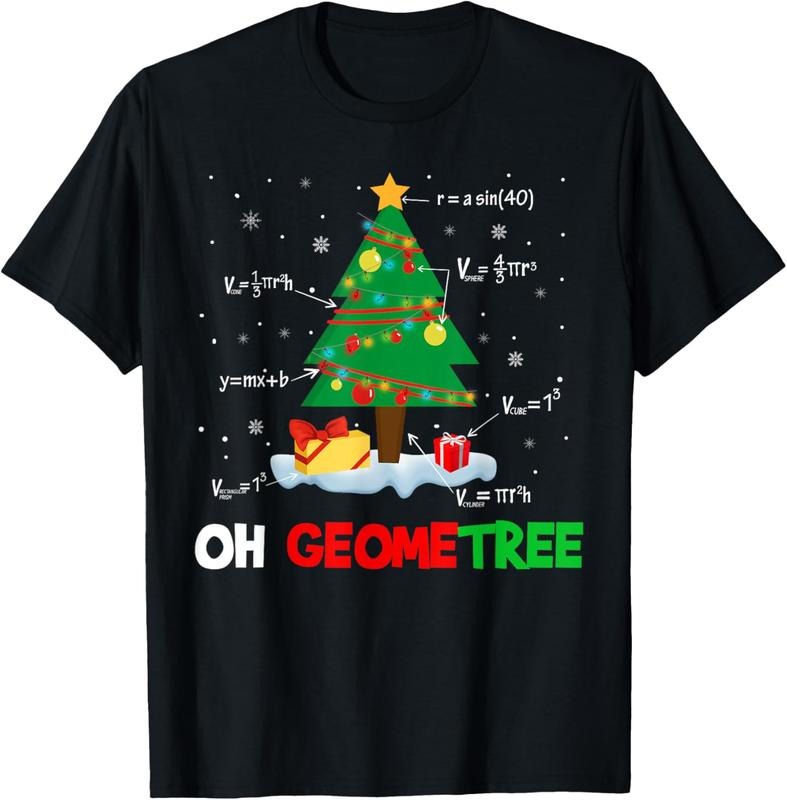 100% Cotton Oh Geometree Funny Tree Geometry Math Teacher T-Shirts, Hoodie, Sweatshirt