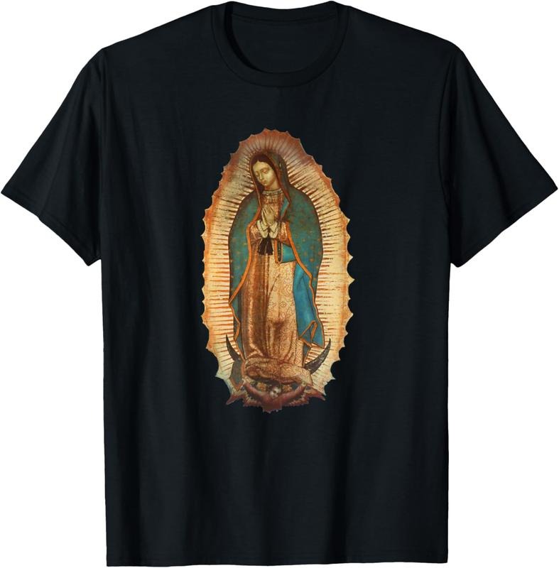 100% Cotton Our Lady Of Guadalupe T-Shirt Hoodie Sweatshirt | PrintMintTees.com