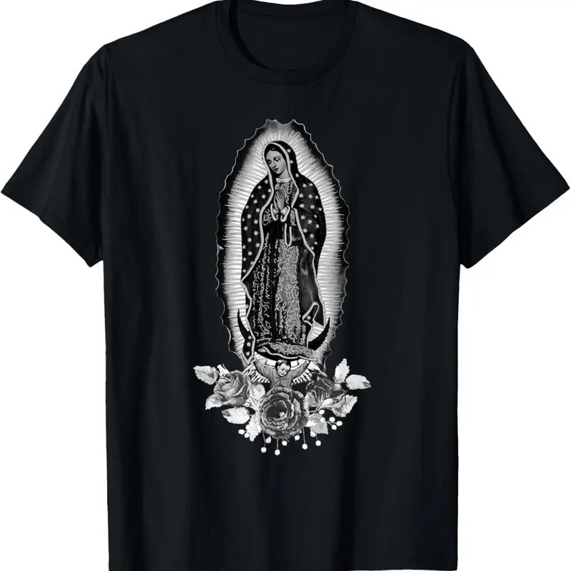 100% Cotton Our Lady Virgen De Guadalupe Virgin Mary T-Shirt Hoodie, Sweatshirt | PrintMintTees.com