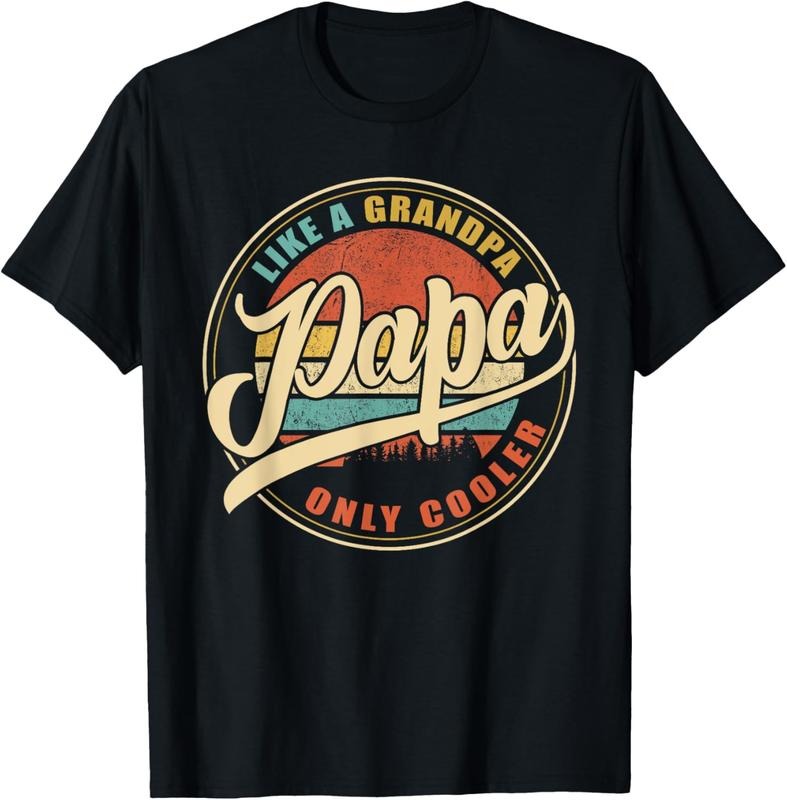 100% Cotton PAPA Like Grandpa ONLY COOLER Funny Dad Papa Definition T-Shirts, Hoodie, Sweatshirt