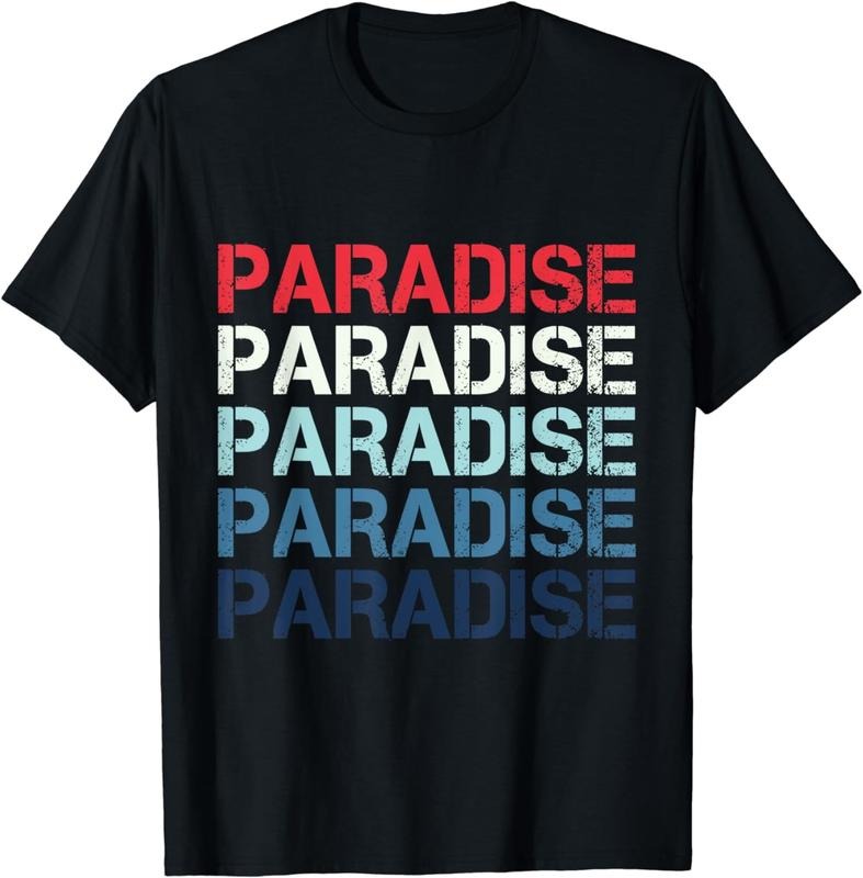[100% Cotton]Paradise Name - Vintage Retro Paradise Name T-Shirt Hoodie Sweatshirt | PrintMintTees.com