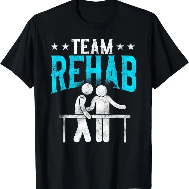 [100% Cotton]Physical Therapist Therapy Assistant Team Rehab Vintage T-Shirt Hoodie Sweatshirt | PrintMintTees.com