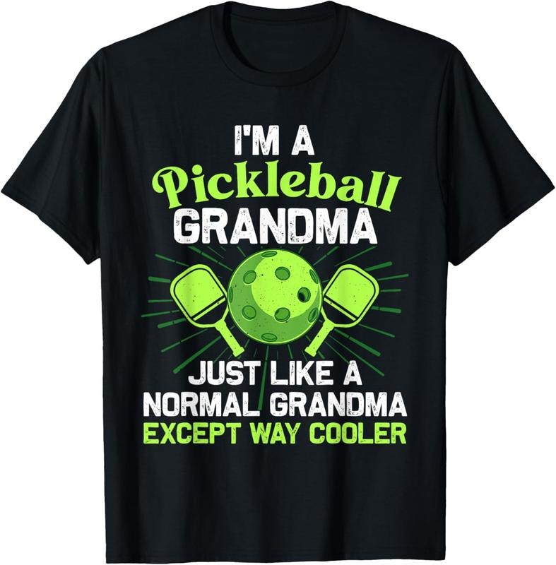 100% Cotton Pickleball Grandma Pickle Ball Player Shirt Hoodie Sweatshirt