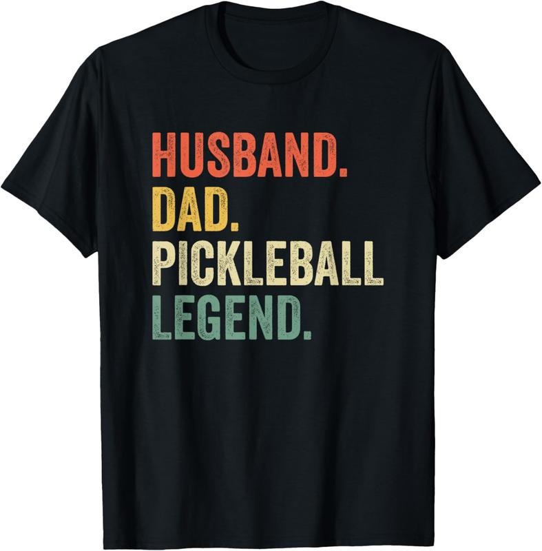 100% Cotton Pickleball Funny Husband Dad Legend Vintage Father's Day T-Shirt Hoodie Sweatshirt | PrintMintTees.com