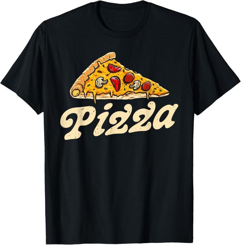 100% Cotton Pizza Day Retro Vintage 60s 70s Women Men Italian Food Lover T-Shirt Hoodie, Sweatshirt | PrintMintTees.com