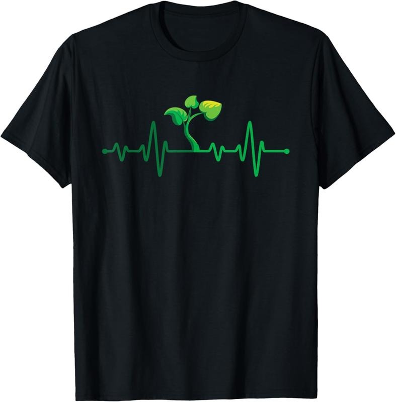 100% Cotton Plant Heartbeat - Botany Botanist Gardening Plant Lover T-Shirt Hoodie, Sweatshirt | PrintMintTees.com