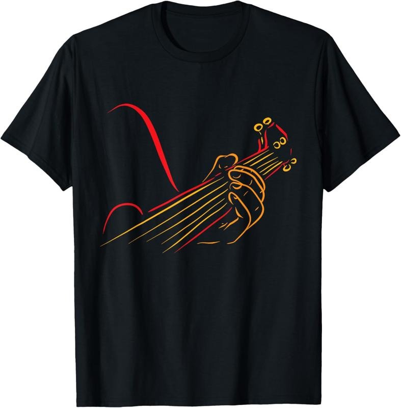 100% Cotton Playing Guitar Guitarist Music Life Funny Gift T-Shirt Hoodie Sweatshirt | PrintMintTees.com