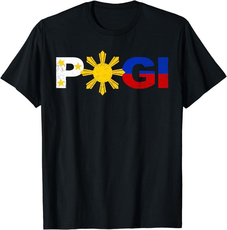 [100% Cotton]Pogi Philippines Flag Handsome Pinoy Filipino Father's Day T-Shirt Hoodie Sweatshirt | PrintMintTees.com