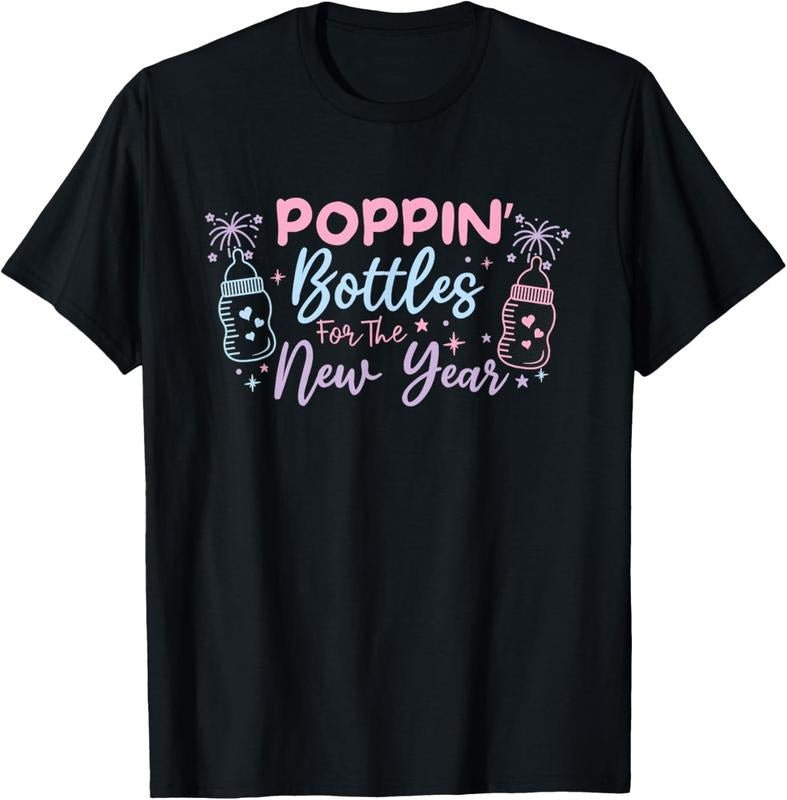 100% Cotton Poppin Bottles New Year Labor Delivery Nurse T-Shirts, Hoodie, Sweatshirt