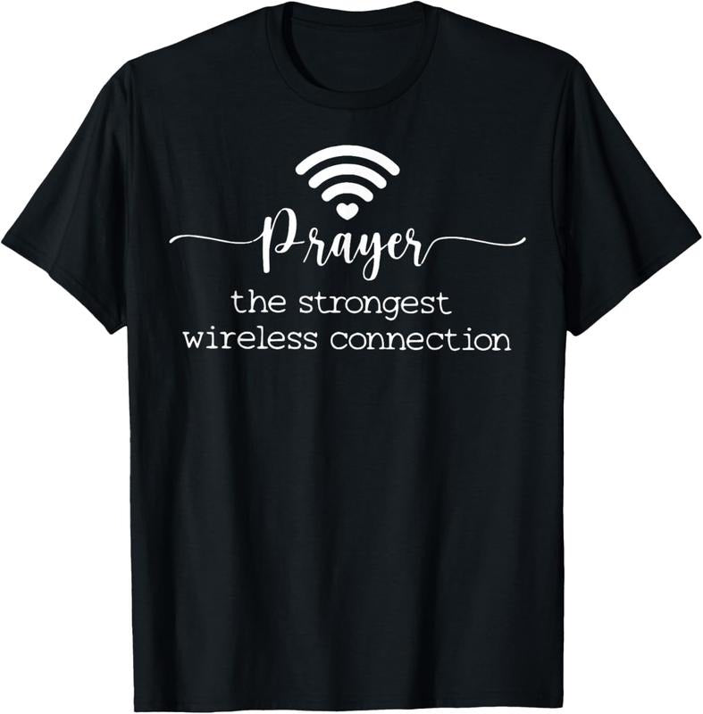 100% Cotton Prayer Definition Strongest Wireless Connection Christian T-Shirts, Hoodie, Sweatshirt