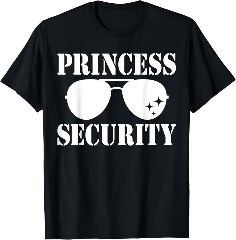 100% Cotton Princess Security Halloween Costume Dad Mom Boy T-Shirt Hoodie Sweatshirt | PrintMintTees.com