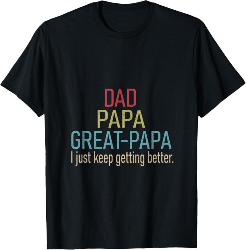 100% Cotton Promoted To Great Papa 2024 Fathers Day First Time Dad T-Shirt Hoodie, Sweatshirt | PrintMintTees.com