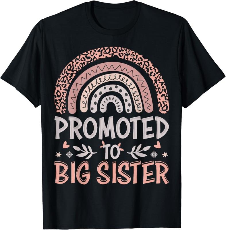 100% Cotton Promoted to Big Sister I am Going to be a Big Sister 2022 T-Shirt Hoodie Sweatshirt | PrintMintTees.com