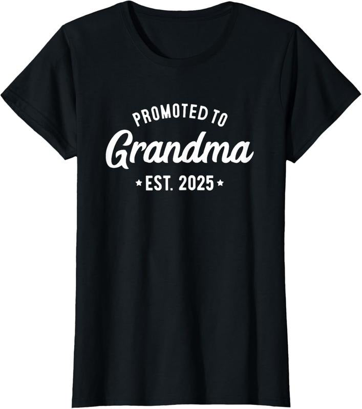 100% Cotton Promoted Grandma 2025 Soon Be Grandmother New Grandma T-Shirts, Hoodie, Sweatshirt