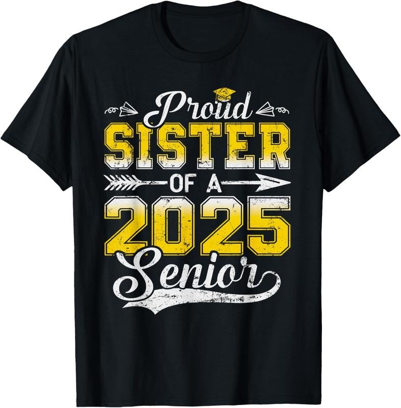 100% Cotton Proud Mom 2025 Senior Graduate Funny Vintage T-Shirts, Hoodie, Sweatshirt