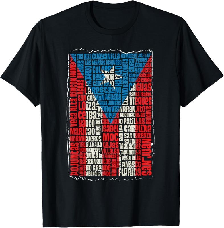 100% Cotton Puerto Rican Flag Puerto Rico Towns And Cities Retro Vintage T-Shirt Hoodie, Sweatshirt | PrintMintTees.com