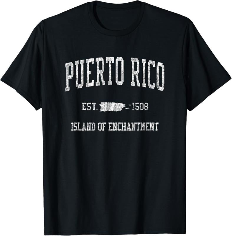 100% Cotton Puerto Rico Vintage Sports Puerto Rican T-Shirts, Hoodie, Sweatshirt