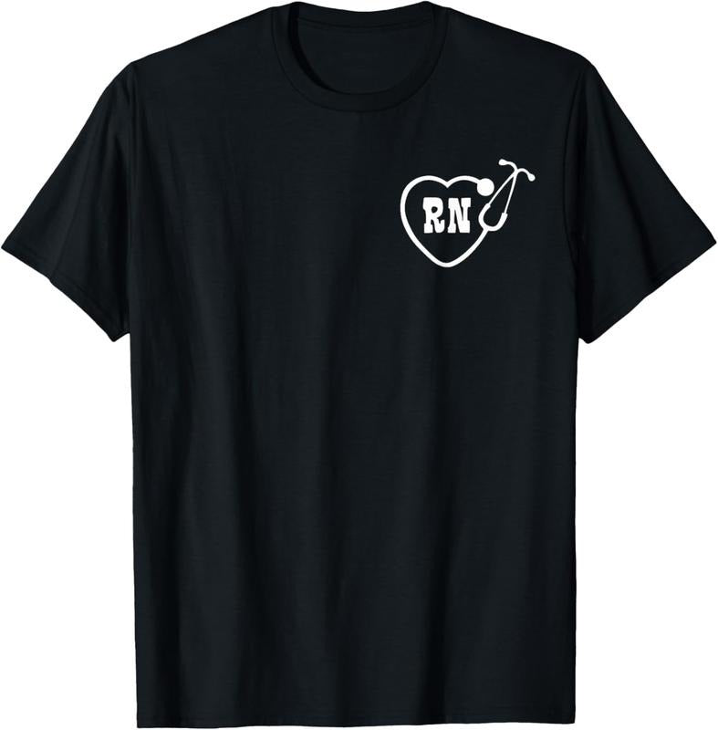 100% Cotton RN Nurse Logo T-Shirts, Hoodie, Sweatshirt