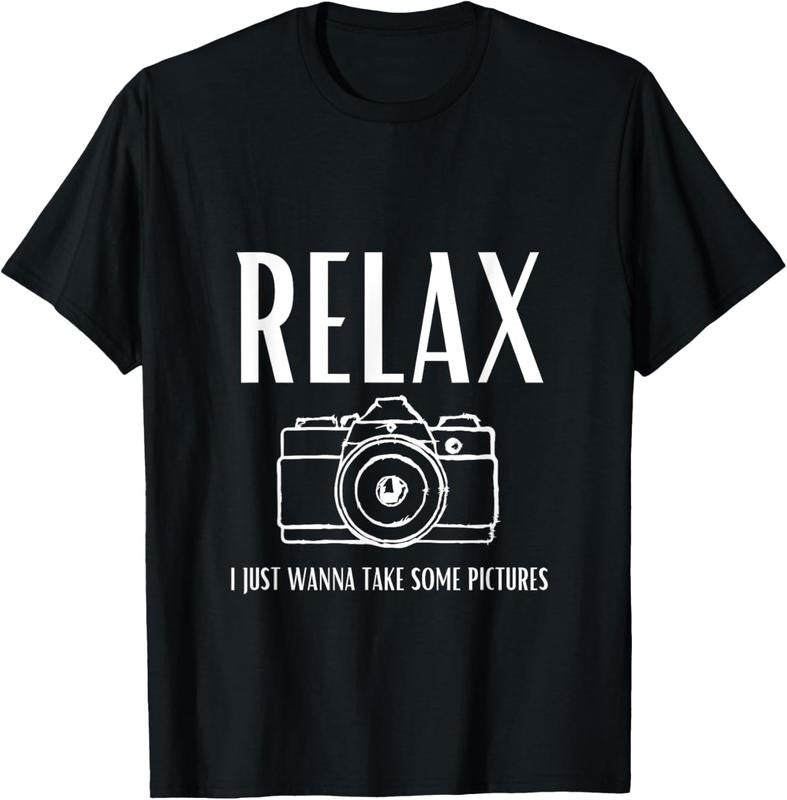 100% Cotton Relax | I just wanna take some pictures | Jeffrey | camera T-Shirt Hoodie Sweatshirt | PrintMintTees.com