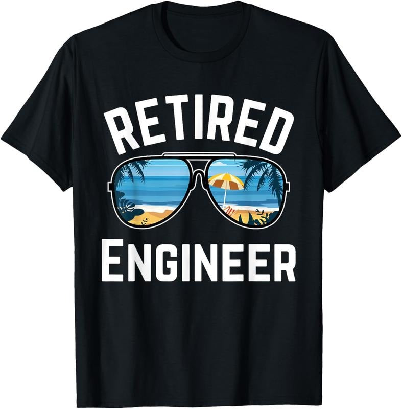 100% Cotton Retired Engineer Funny Retirement for Men and Women T-Shirt Hoodie Sweatshirt | PrintMintTees.com
