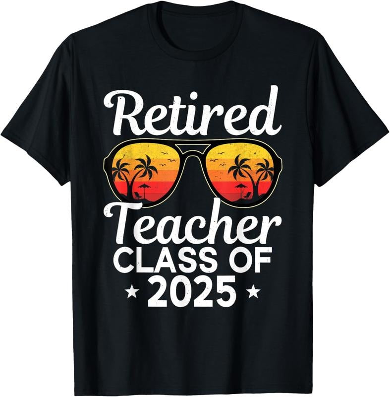 100% Cotton Retired Teacher Class 2025 T-Shirts, Hoodie, Sweatshirt